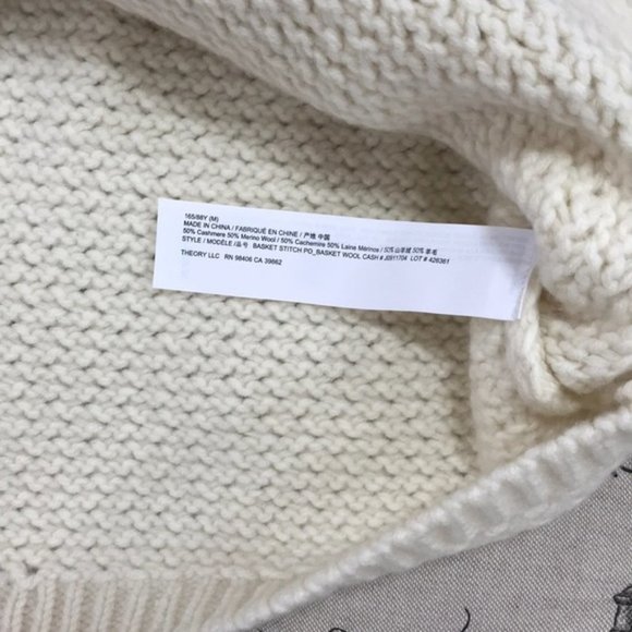 🎁 Theory Basket Stitch Funnelneck Sweater - Picture 9 of 10